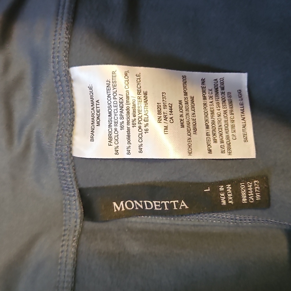 NEW! Mondetta Gray High Rise Straight Leg Pant - Picture 14 of 15